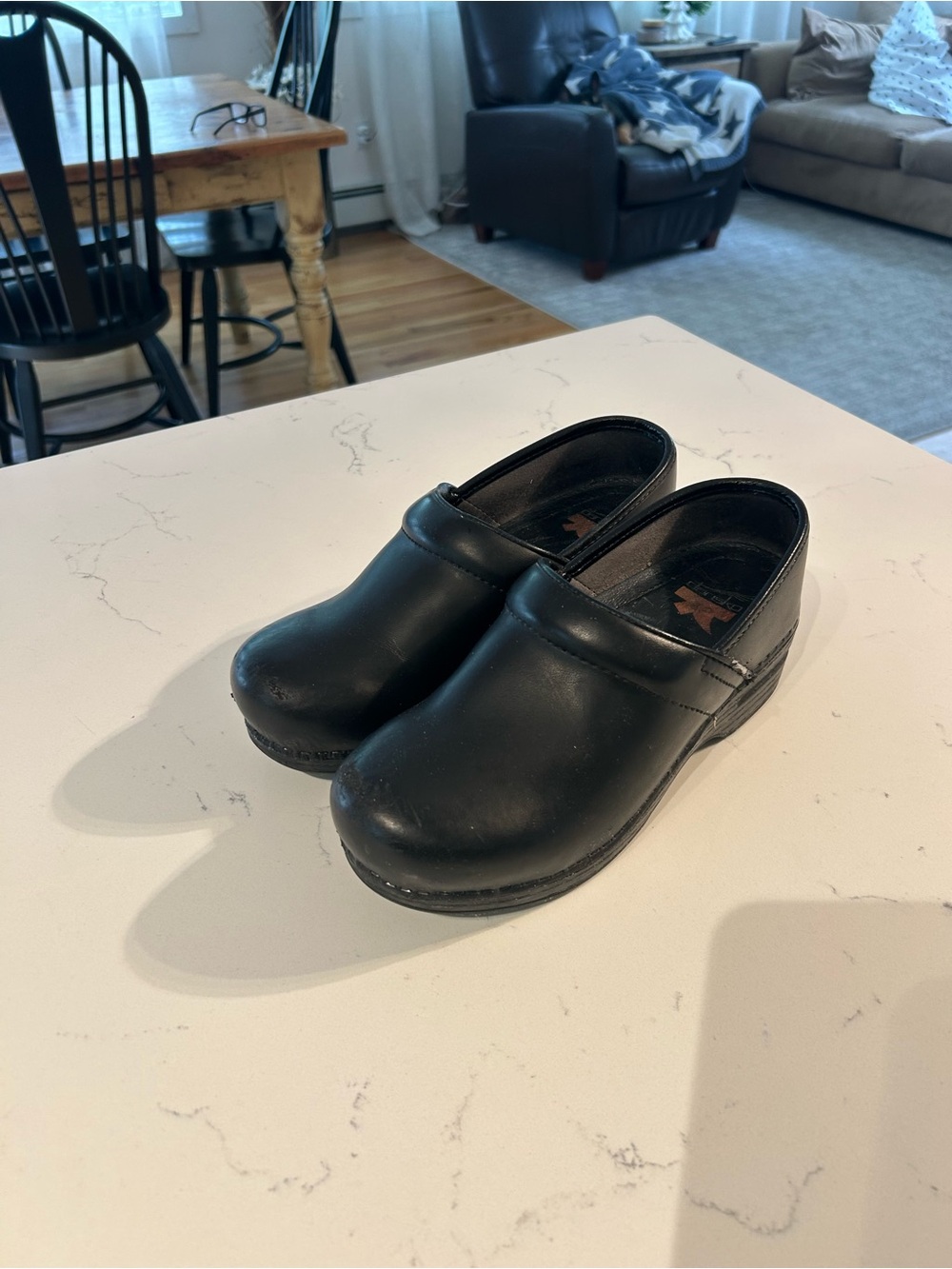 Dansko womens Black Slip-On Clogs